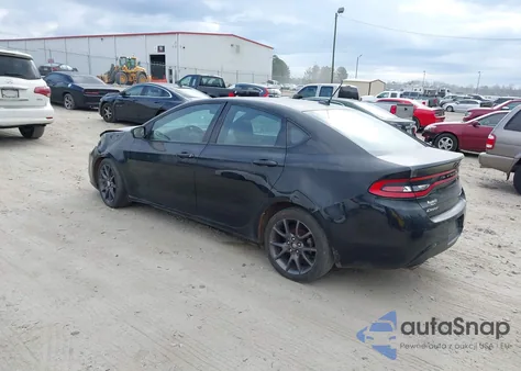 2015 Dodge Dart Sxt из США, поврежденный, VIN 1C3CDFBB0FD266918